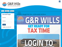 Tablet Screenshot of grwills.com.au